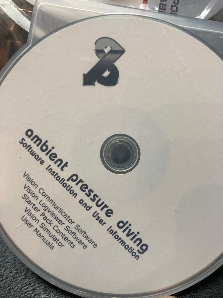 SilentDiving/Ambient Pressure Vision Software DVD-White Version