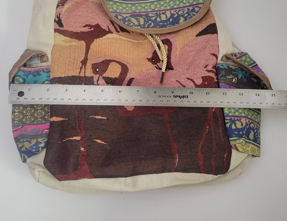 Lunch Backpack Swan Design NOS As/Is