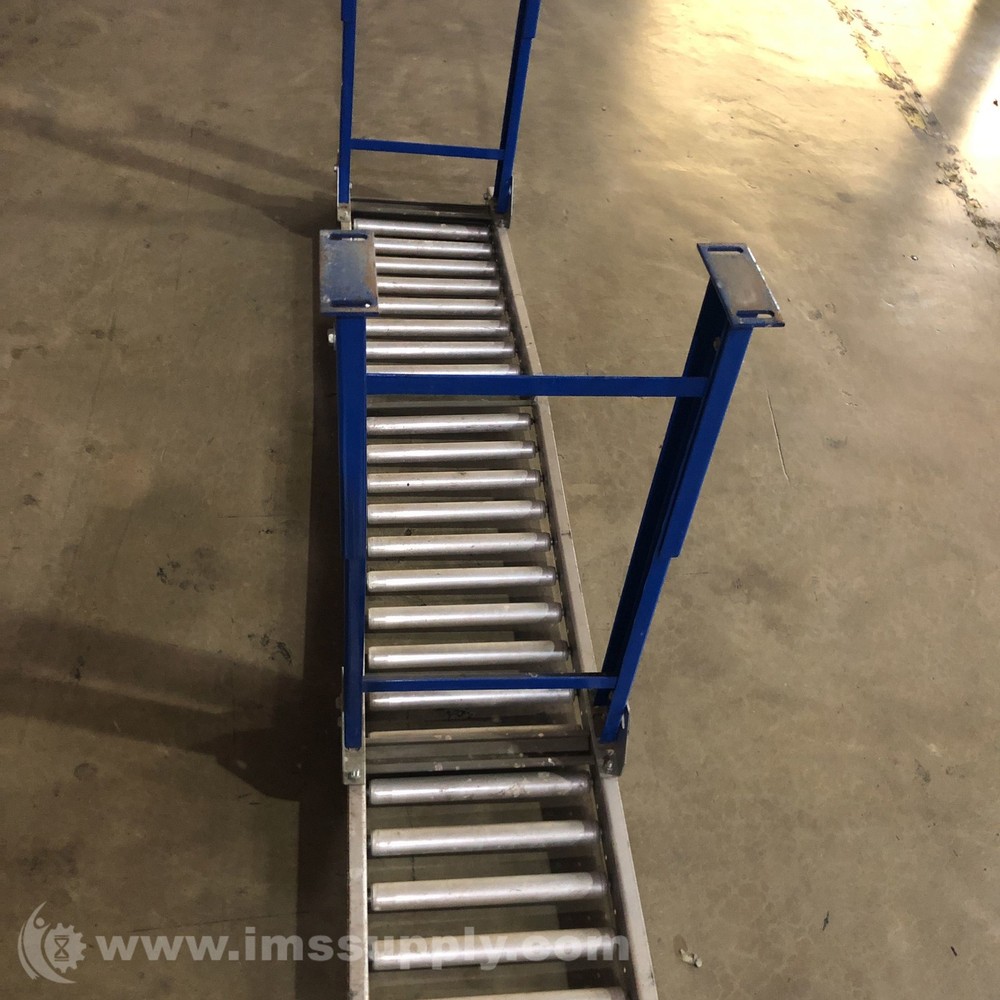 McMaster-Carr Blue Steel Roller Conveyor USIP