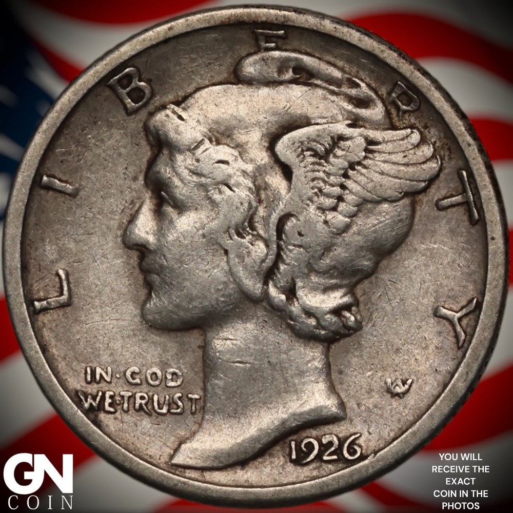 1926 D Mercury Dime A2875