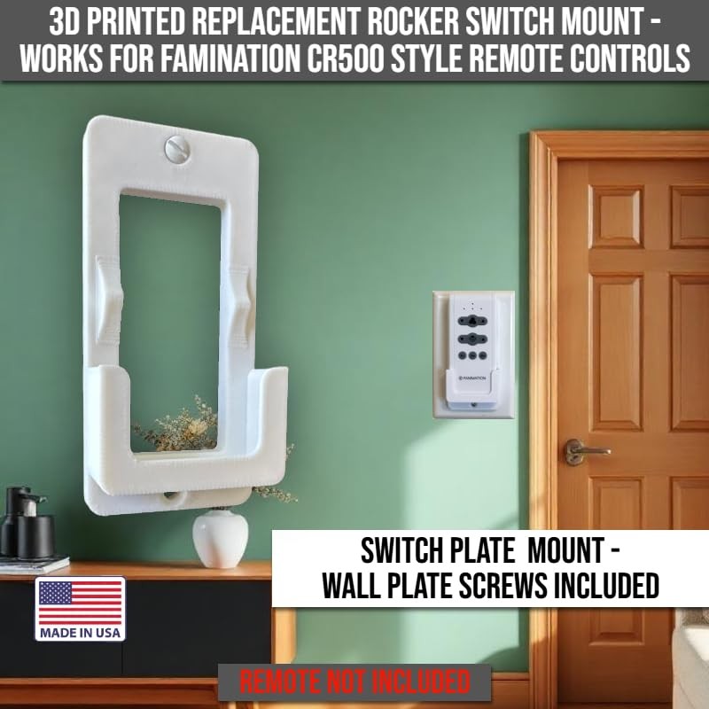 Replacement Wall Mount Holder Compatible with Fanimation CR500 Remote Control...