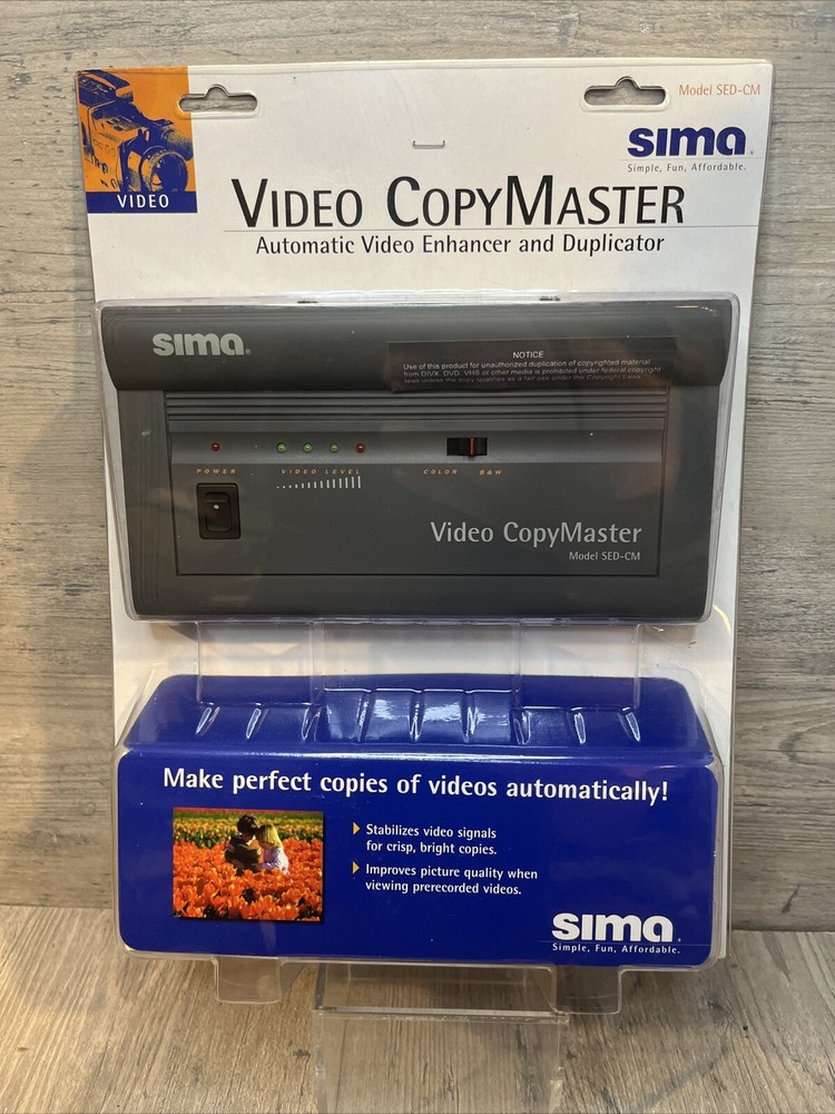 Sima Video CopyMaster Video Enhancer & Duplicator
