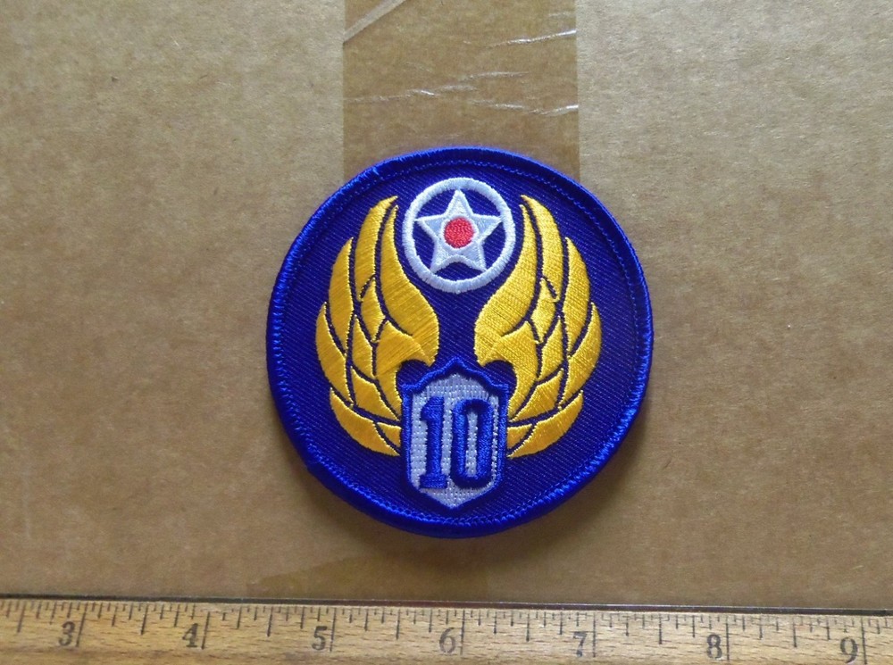US Air Force - 10th Air Force Embroidered Patch