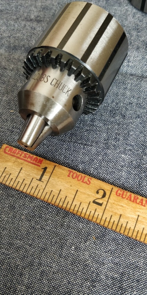 NOS JACOBS Threaded Drill Chuck 31B cap: 1/16-3/8 Mount: 3/8-24