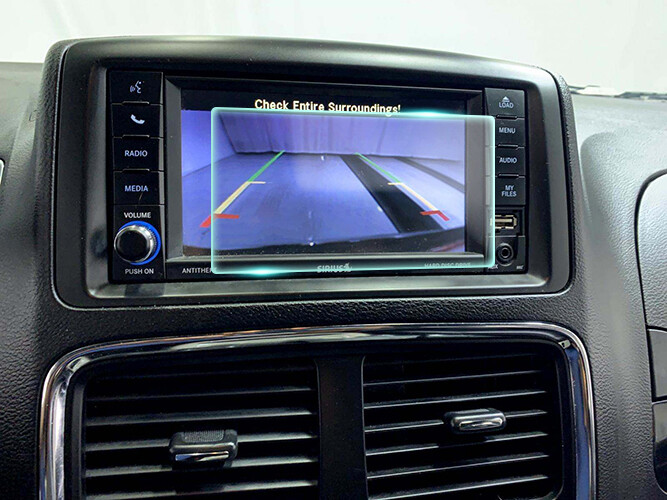 Crystal Clear Screen Protector for 2019 Dodge Grand Caravan 6.5in Navigation