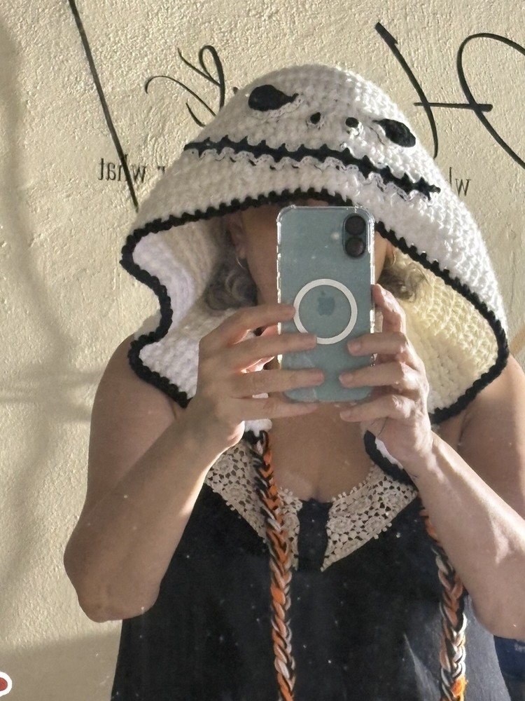 Bone daddy crochet hood