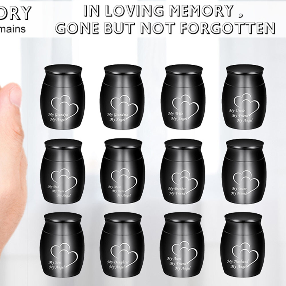 4*3CM Small Cremation Keepsake Urns for Human Ashes Mini Cremation Ashes For Urn