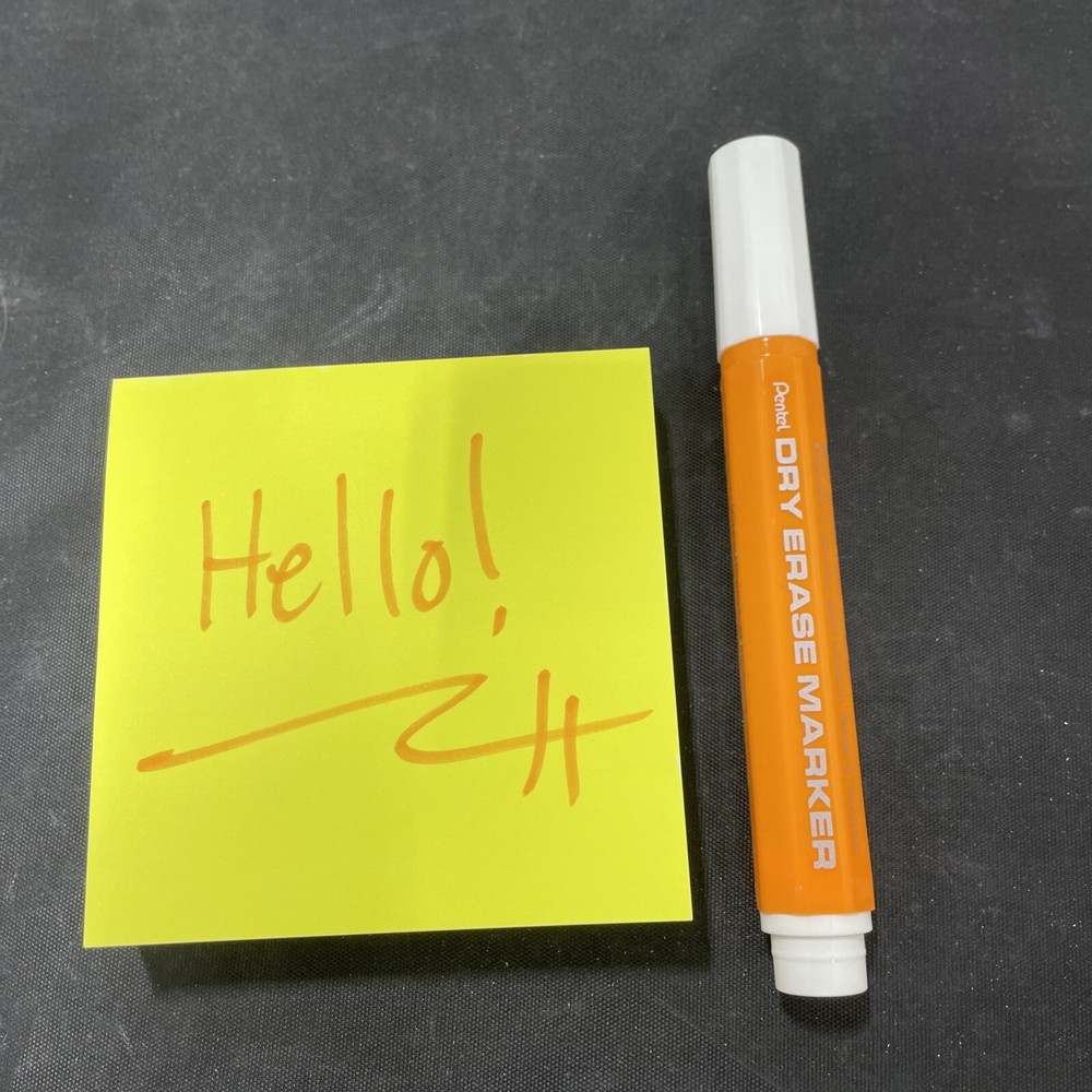 Pentel Dry Erase Marker Chisel Point Orange Medium 1 Dozen/Box MW6 - New