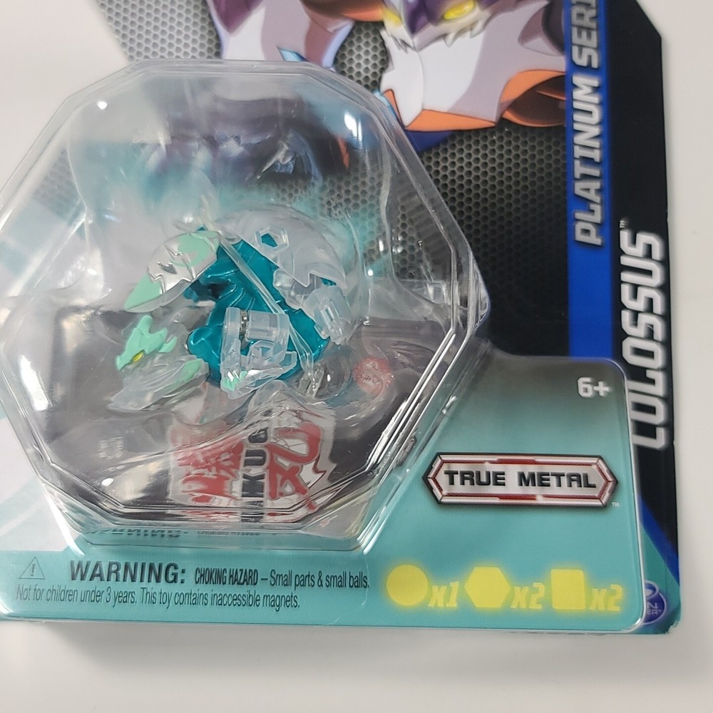 SpinMaster Bakugan Evolutions Platinum Series True metal Colossus