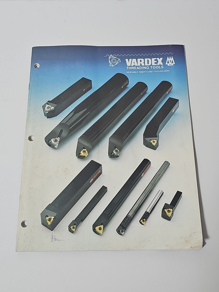 Vardex Tools Metal Threading Tool Catalog Machinery Milling