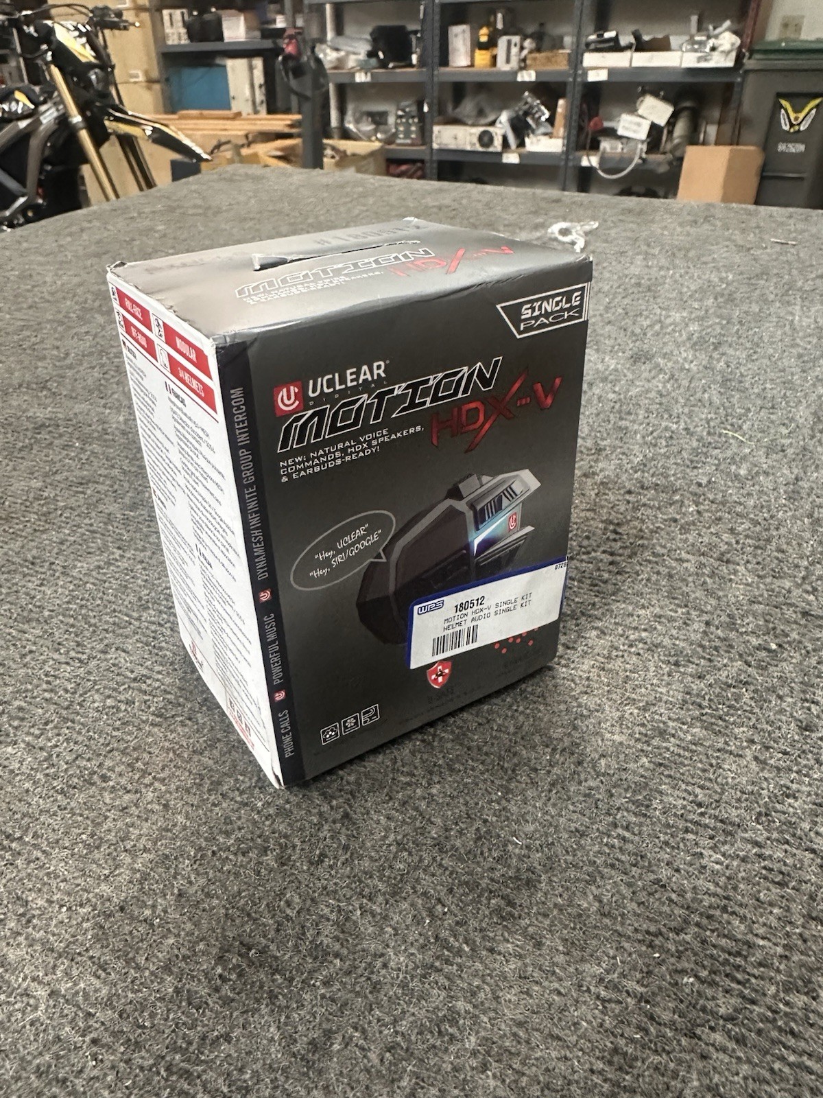 Uclear Digital NEW Motion HDX-V Bluetooth Helmet Audio System – Single Kit