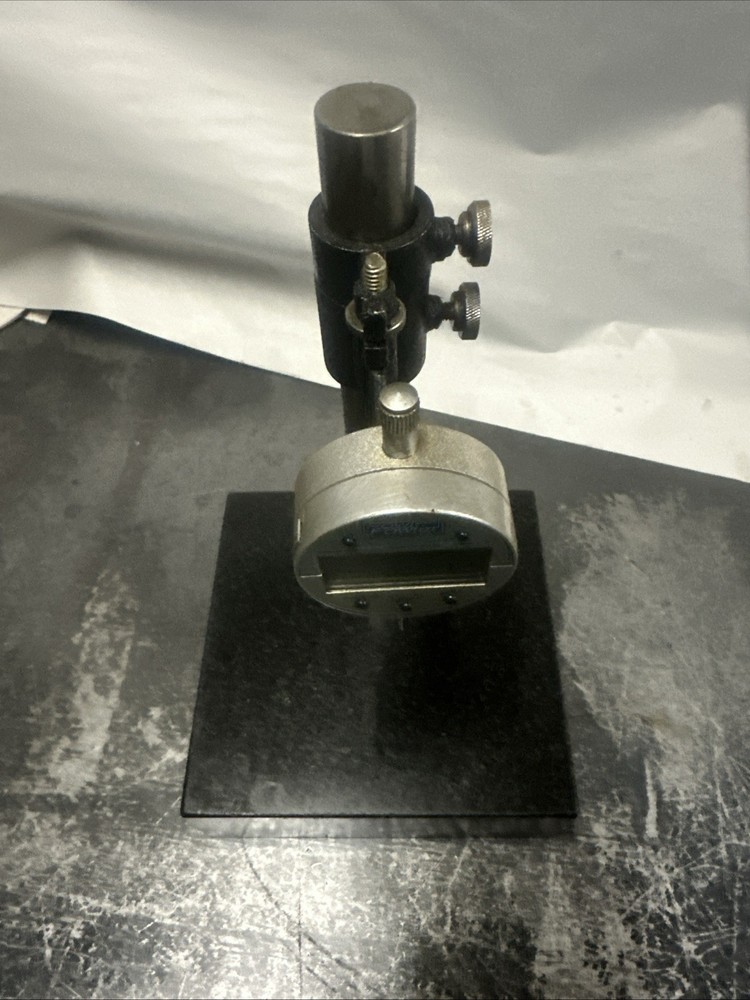 Fowler Indicator With 6” X 6” X 2” Granite Base Plate (Inducator Needs Battery)