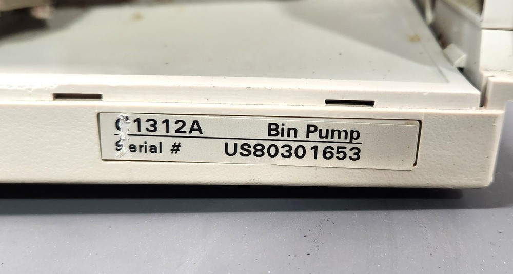 Hewlett Packard Series 1100 G1312A Binary Pump HPLC System Power Tested