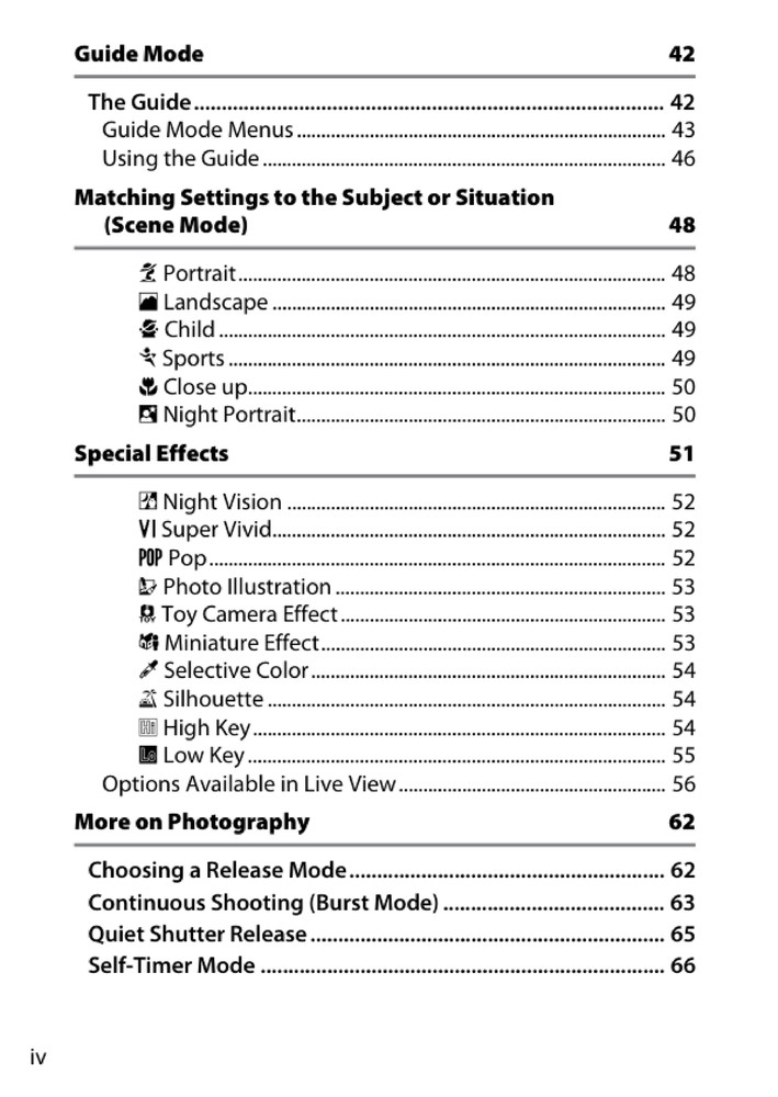 Nikon D3400 — User Reference Manual Guide — 1/2 Size, 5.5" x 8.5" Small Compact