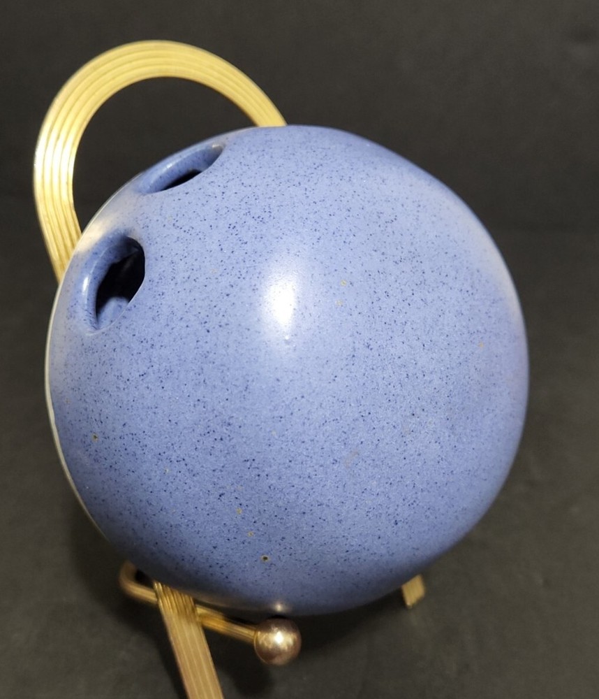 Corbin Studio Purple Pottery Wall Frog Pocket