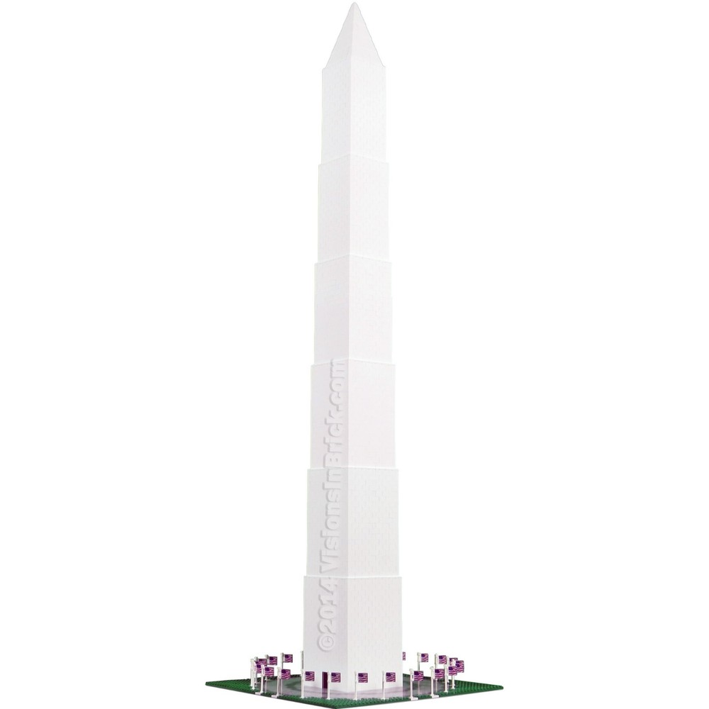 Custom Washington Monument INSTRUCTIONS made for LEGO® pieces