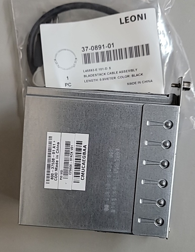 Cisco C2960X-STACK 800-37538-02 A1 Flex-Stack Module + Cable CAB-STK-E G1N