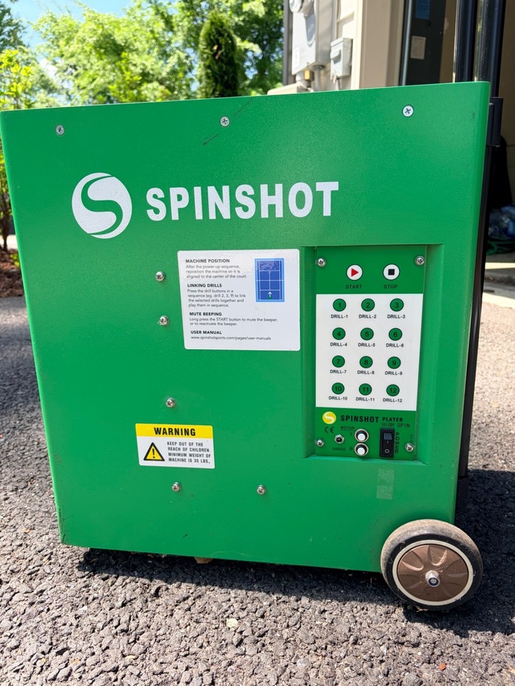 Spinshot Player High Spin Tennis Ball Machine