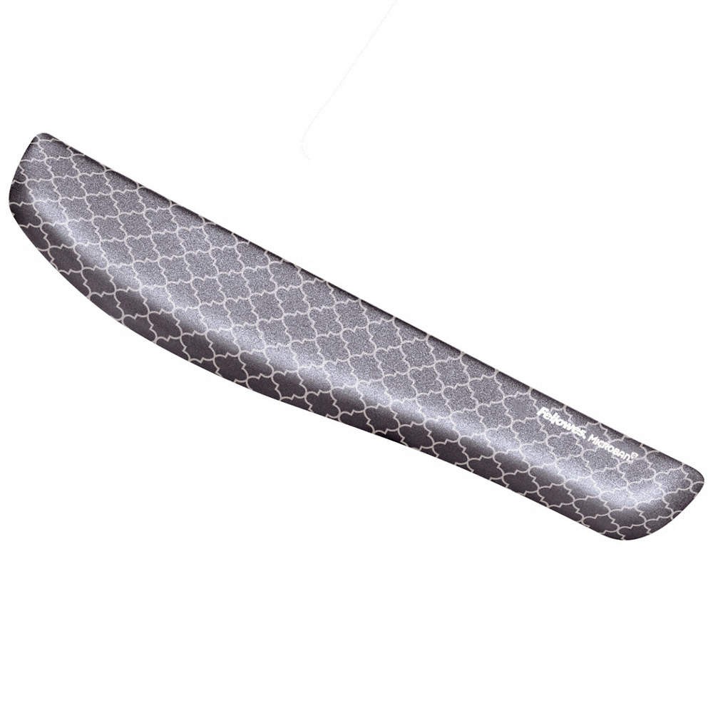 FELLOWES  Wrist Rest, Grey Lattice 825D62