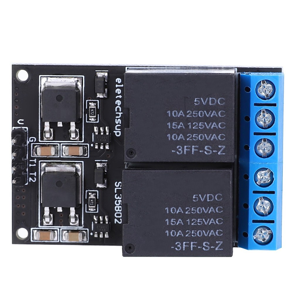 § 2 Channel Bistable Self Locking Trigger Board Button MCU Low Level Control