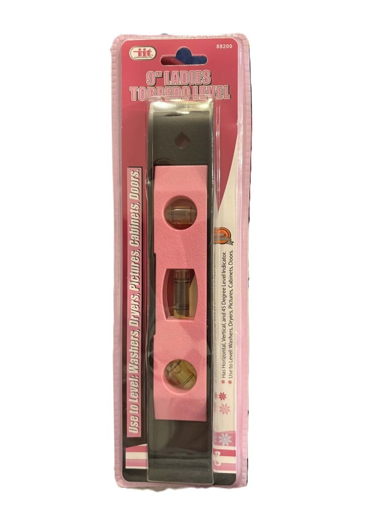 IIT 9" Pink Torpedo Level Tools 88200