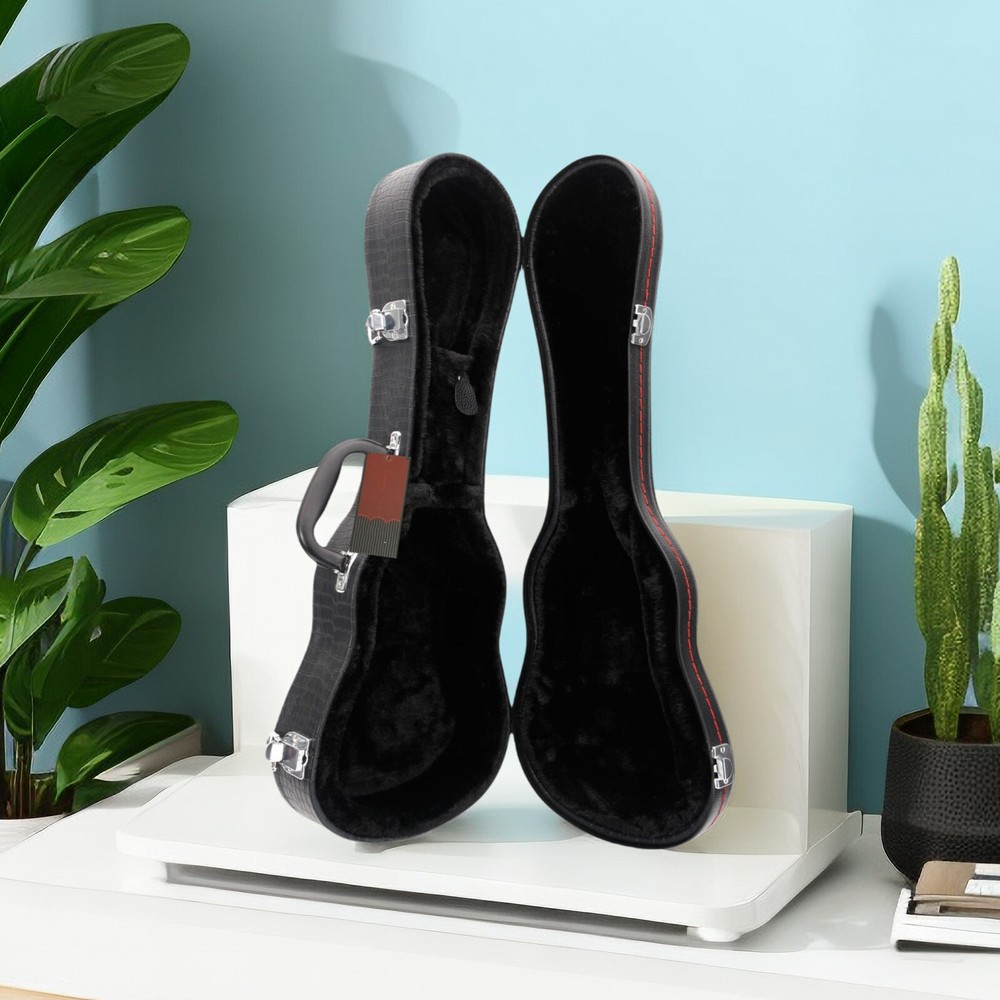 26-Inch Ukulele Hardshell Case - Molded To Body​, ​Python Embossed Texture & PVC