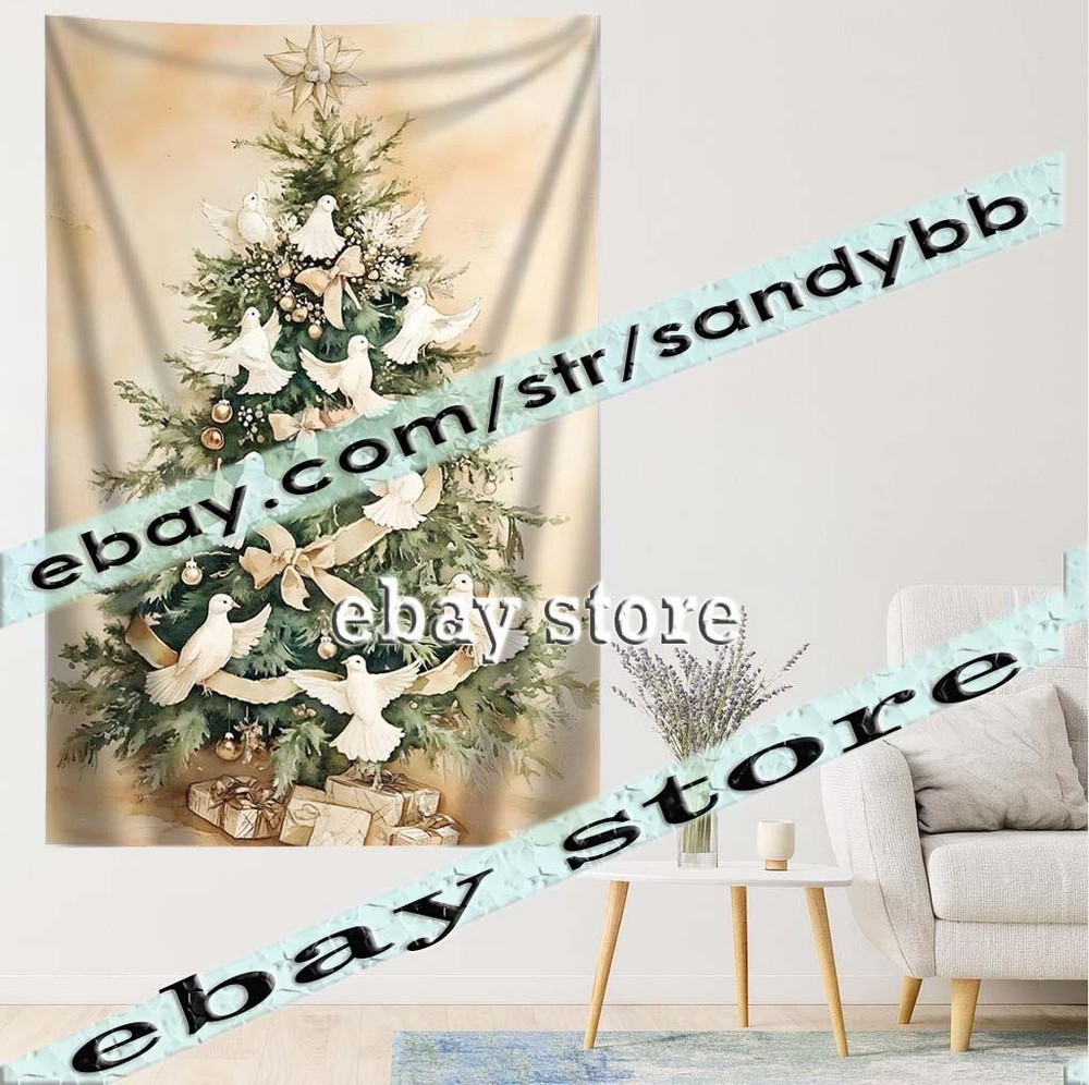 Soft Winter Tapestry Elegant Decor 39X59 in