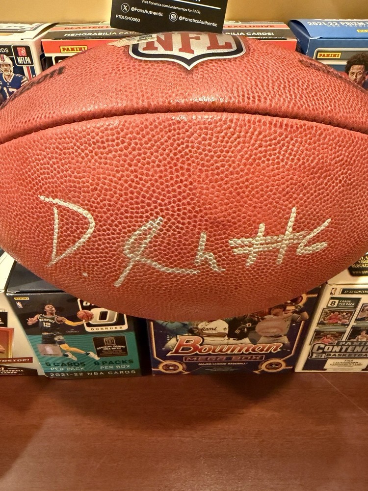 Devonta Smith Philadelphia Eagles Autographed Signed Wilson Football Fanatics