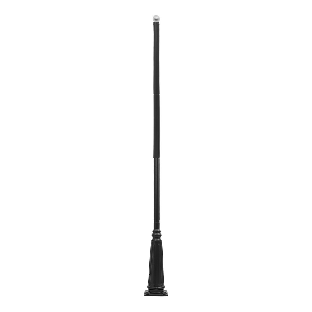 3.1 Meters Outdoor Split-type Light Post With Sturdy Ground Cage For Sidewalks