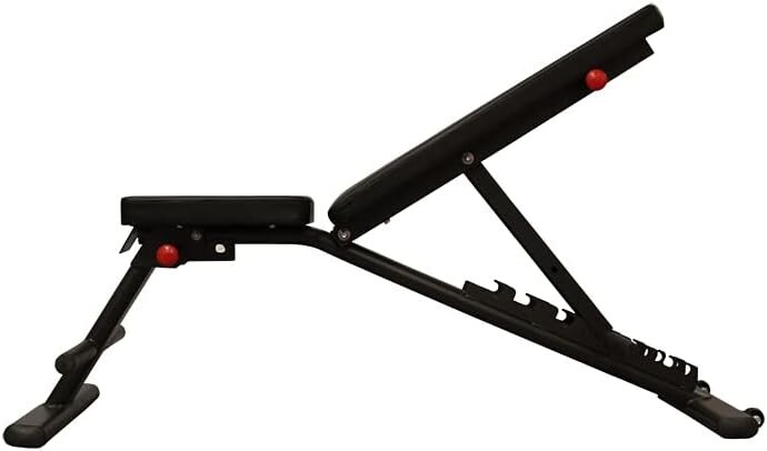 Amber Multi-Purpose Adjustable Weight Bench with Wider Backrest/Seat