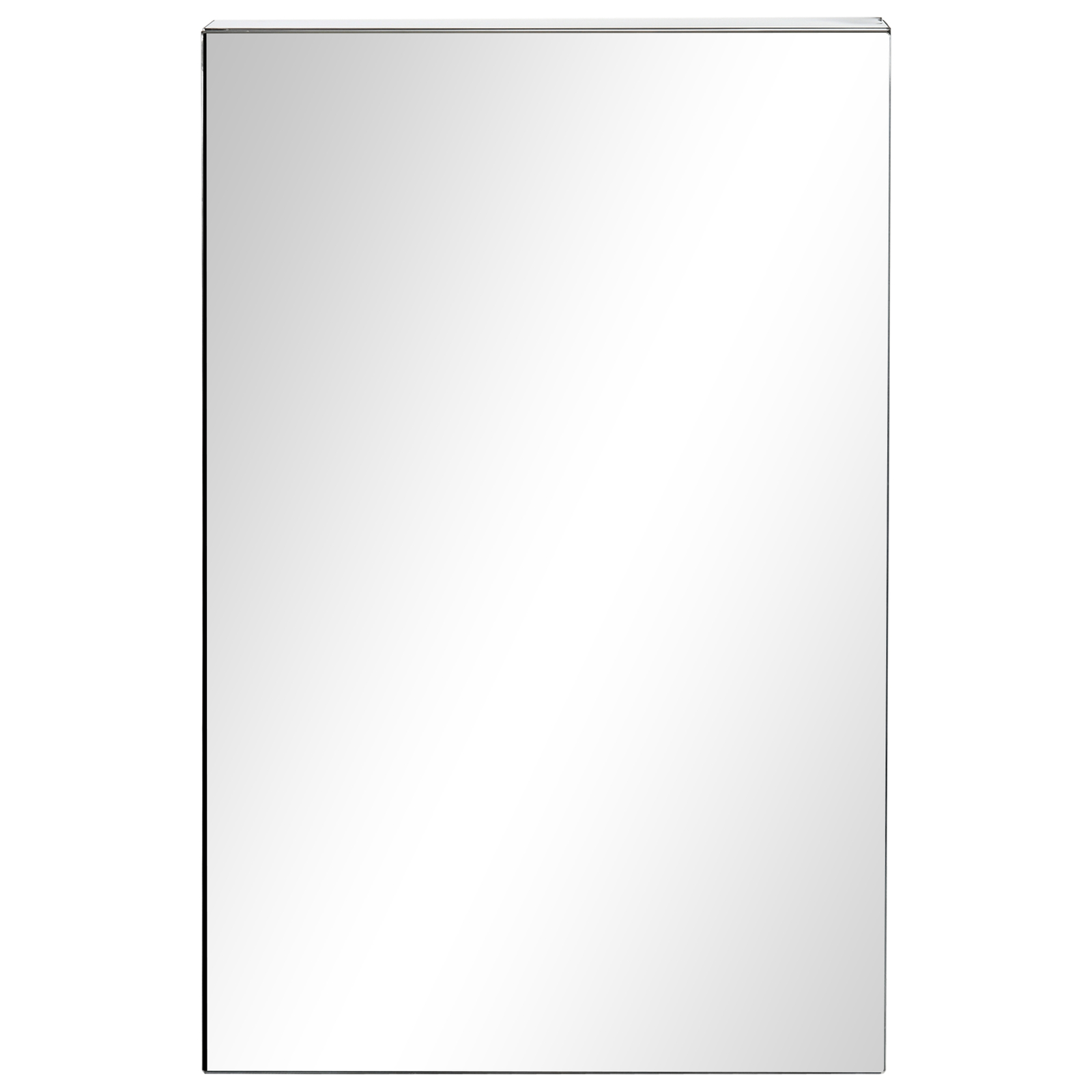 kleankin Bathroom Cabinet Wall Mounted Mirror Cabinet with Hinged Door