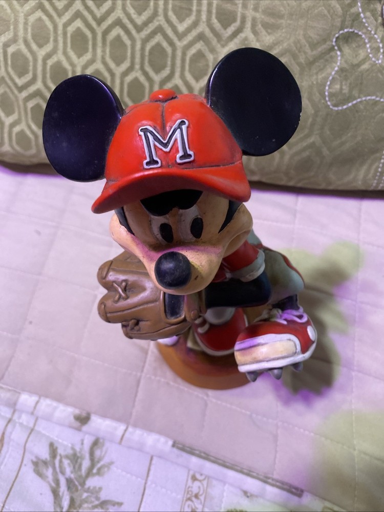 Mickey Mouse Baseball Bobble Head