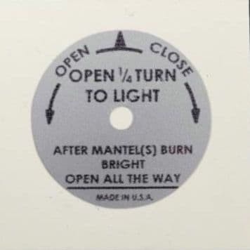 Coleman Direction Disc Decal