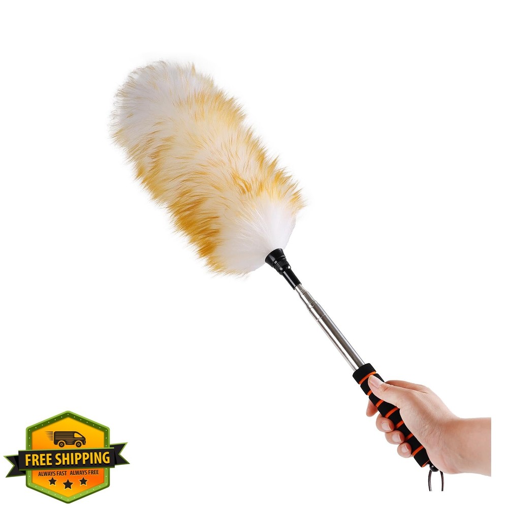 Lambswool Extendable Duster 26-64 Inch w/Extension Pole