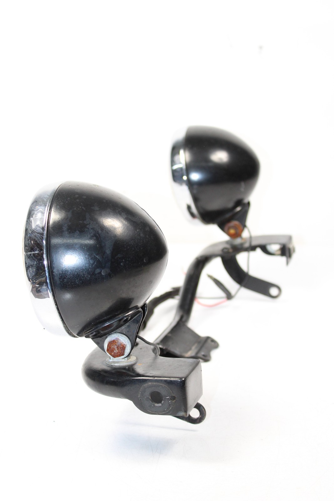 99 Kawasaki Vulcan Drifter VN1500J Front Spot Light Turn Signal Bar