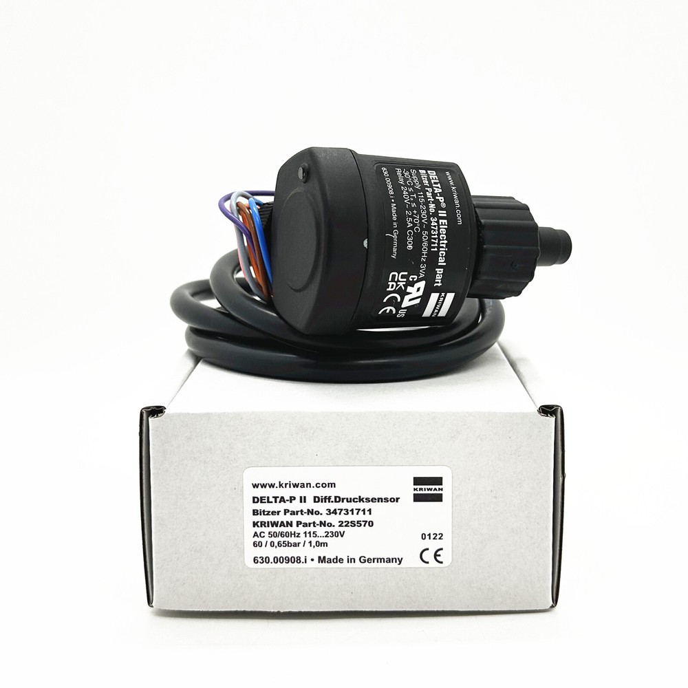 1pcs BITZER DELTA-PⅡ 34731711 Compressor Oil Pressure Differential Switch