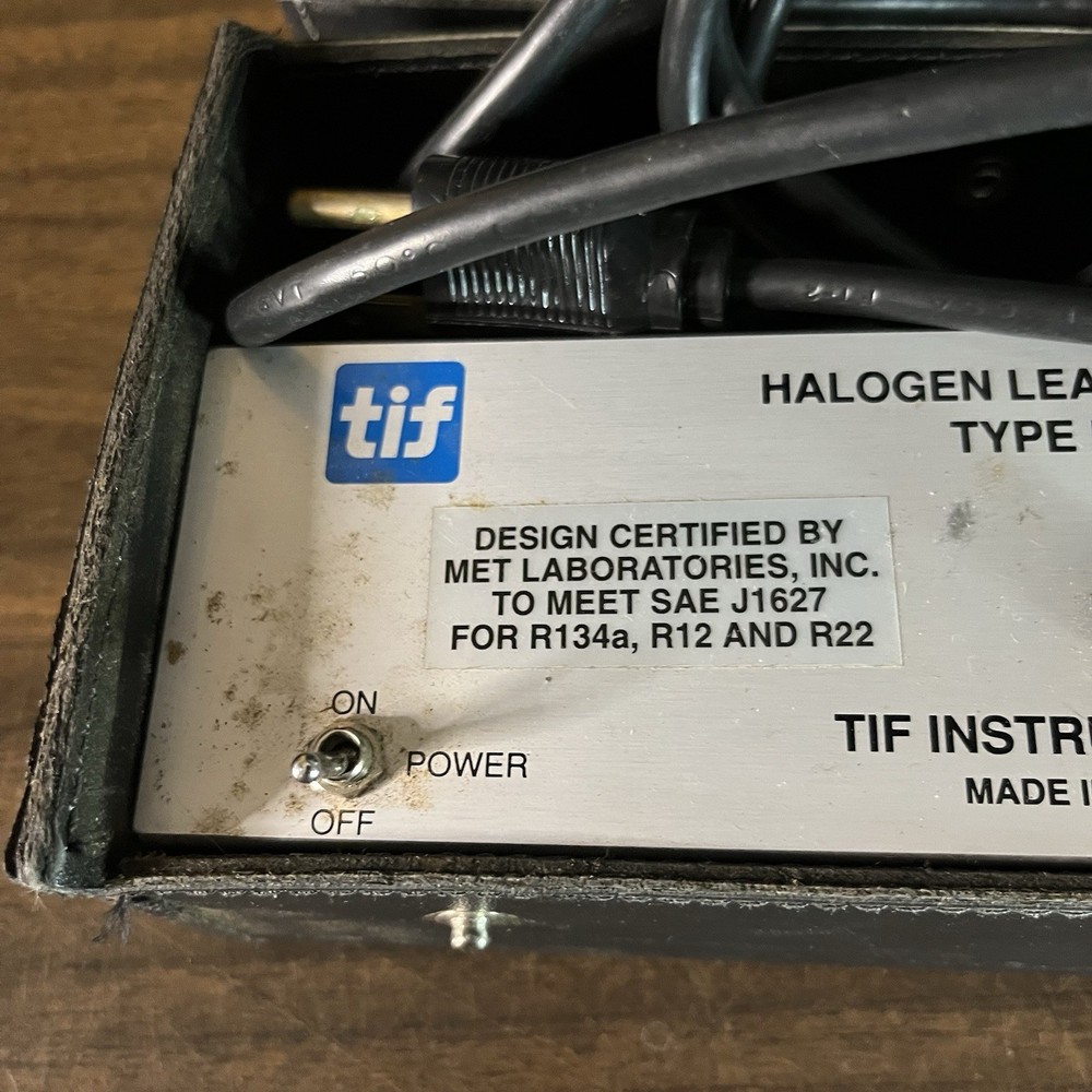 TIF Instruments Inc. Halogen Leak Detector Type H - 10A