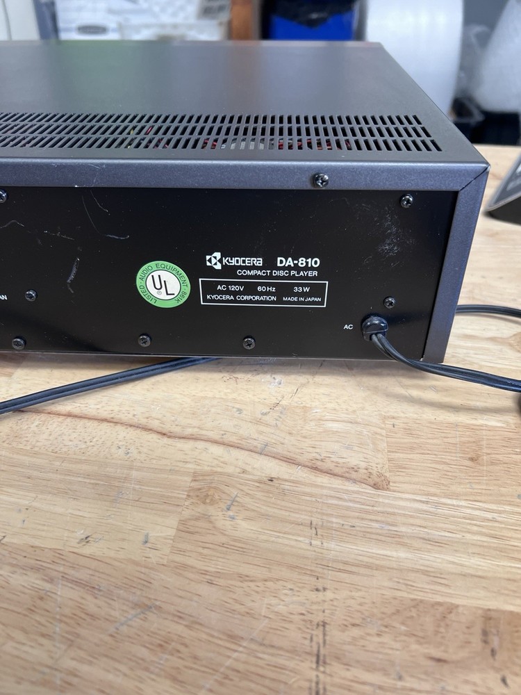 Kyocera DA-810 CD Player UNTESTED