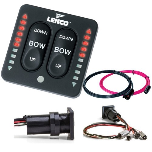 Lenco Marine Led Tactle Switch W/Pigtail, Dual 15171-001