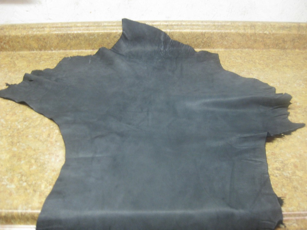 Black Top Grain Deer Leather #00003487 Row 8