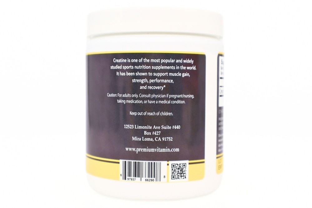 Creatine Monohydrate Powder 5000mg - 5 Grams Per Serving