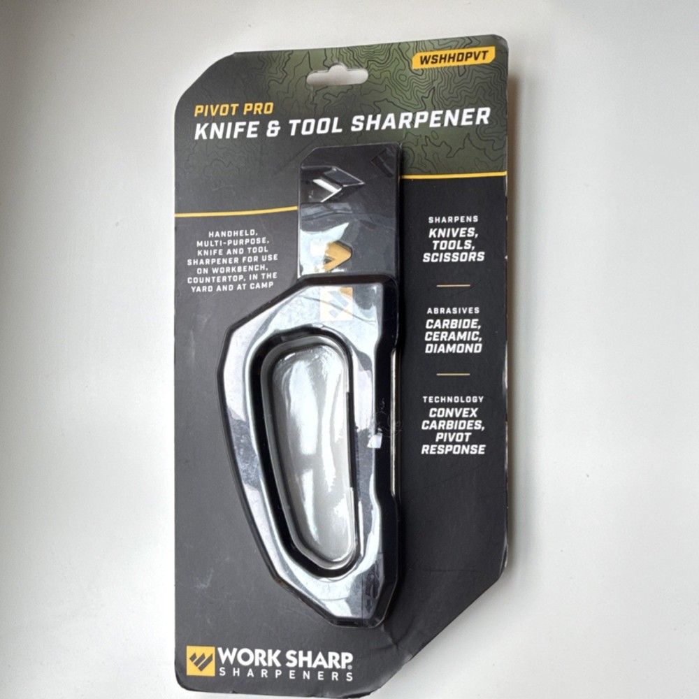 Work Sharp Pivot Pro Knife & Tool Sharpener Carbide Ceramic Diamond Black