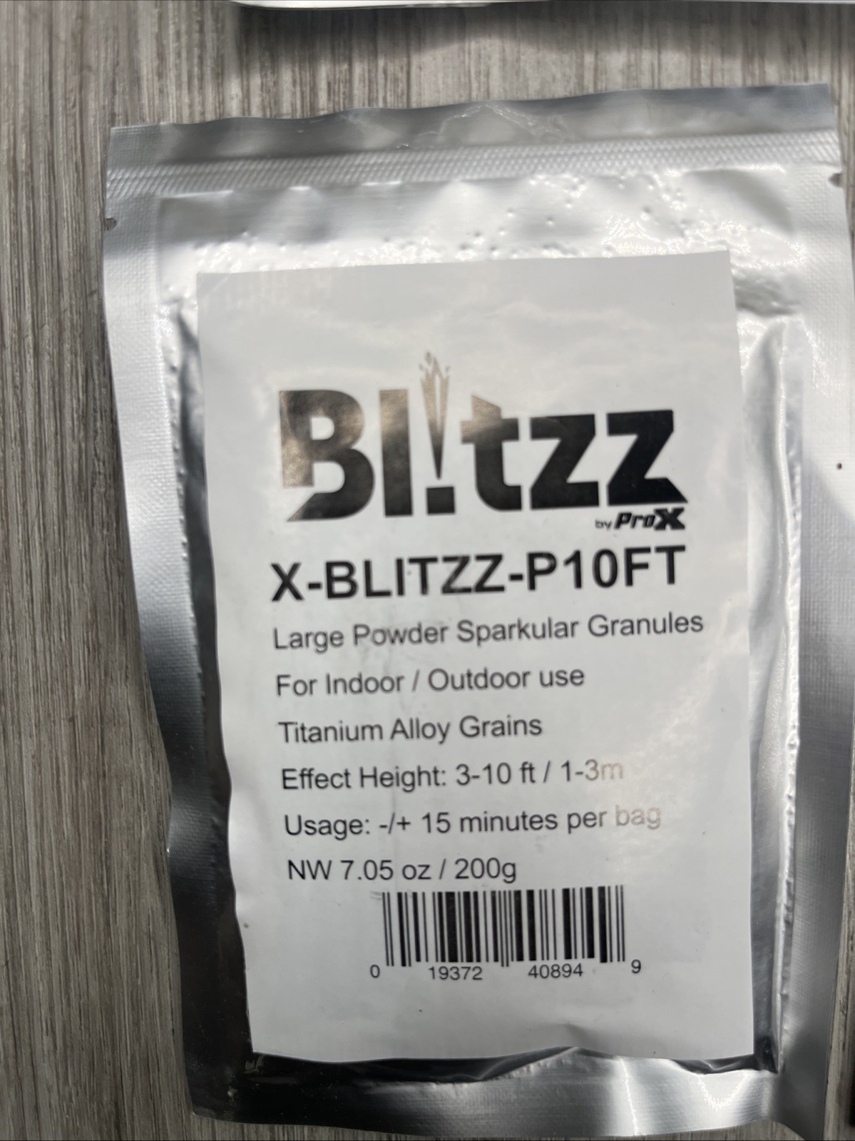 4x ProX X-BLITZZ-P10FT Blitzz Large Powder Cold Spark Effect Granules 3-10ft