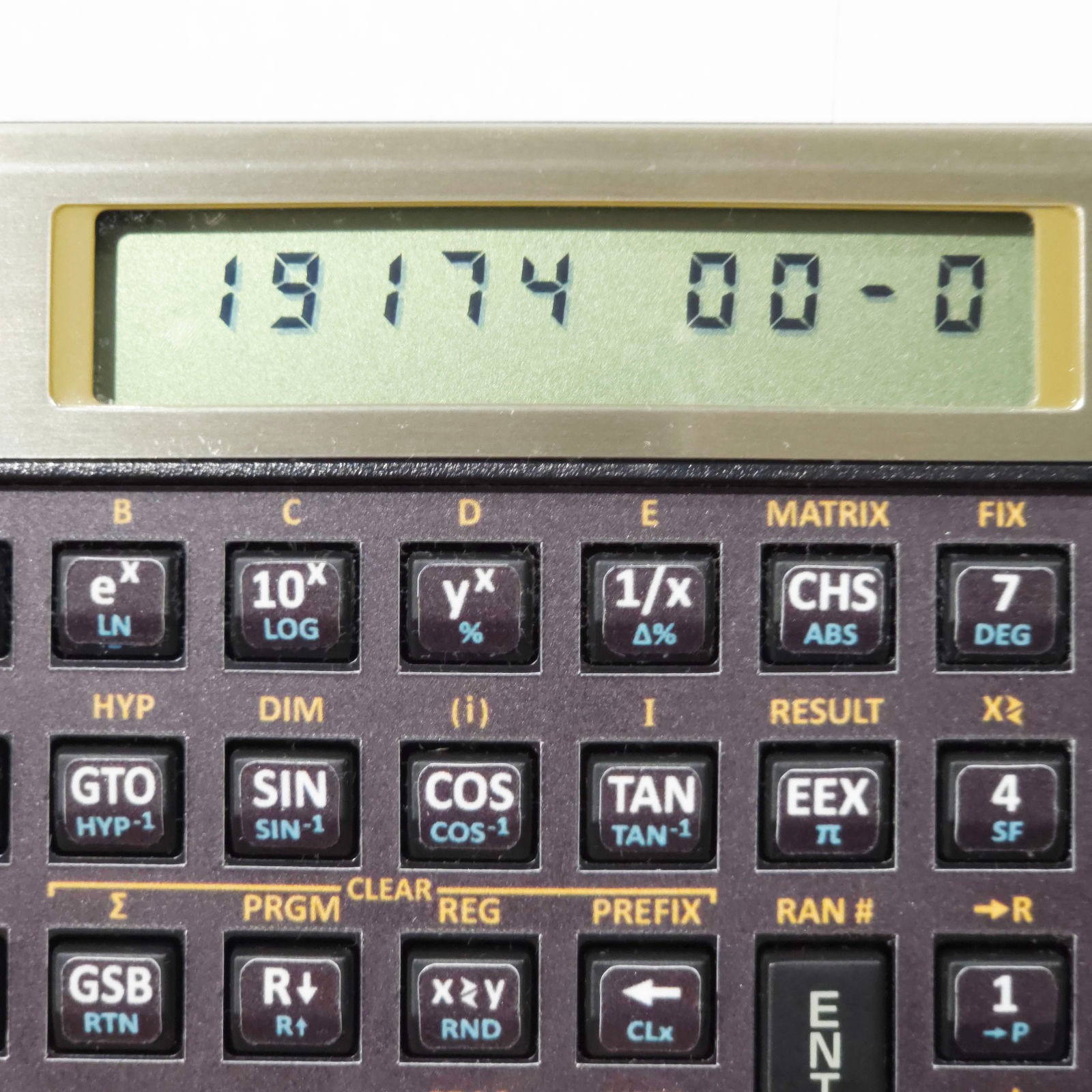 HP 12C / 15C Scientific Calculator w/ Increased Memory