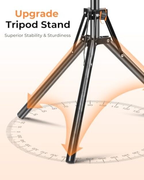Starlink Tripod Mount with Adapter, 3 Level Adjustable Height and 360° Mini