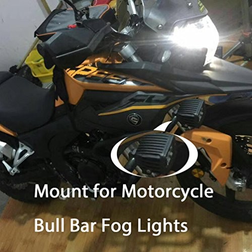 Tube Light Mount Clamp - Clamp, Roll Bar Mounting Brackets (Pack 2) 2.375"