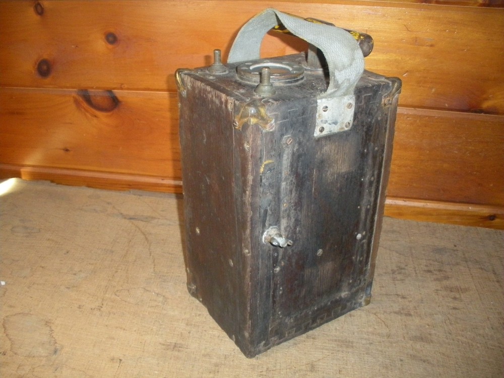 Vintage Miners Explosives Detonator Box / Old Mining Tool