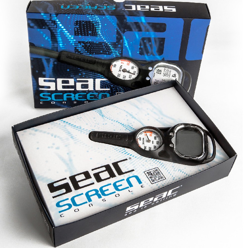 Seac Screen Dive Computer Console w/Pressure Gauge