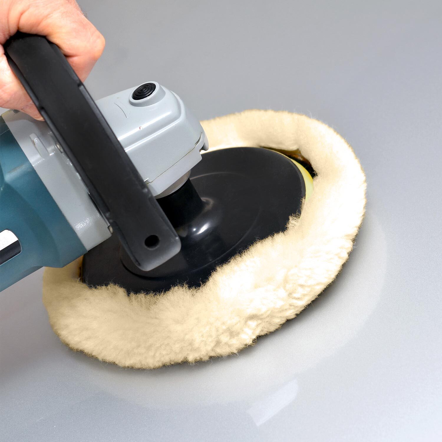 6" 100% Wool Hook & Loop Grip Buffing Pad for Compound Cut & Polishing 2 Pack