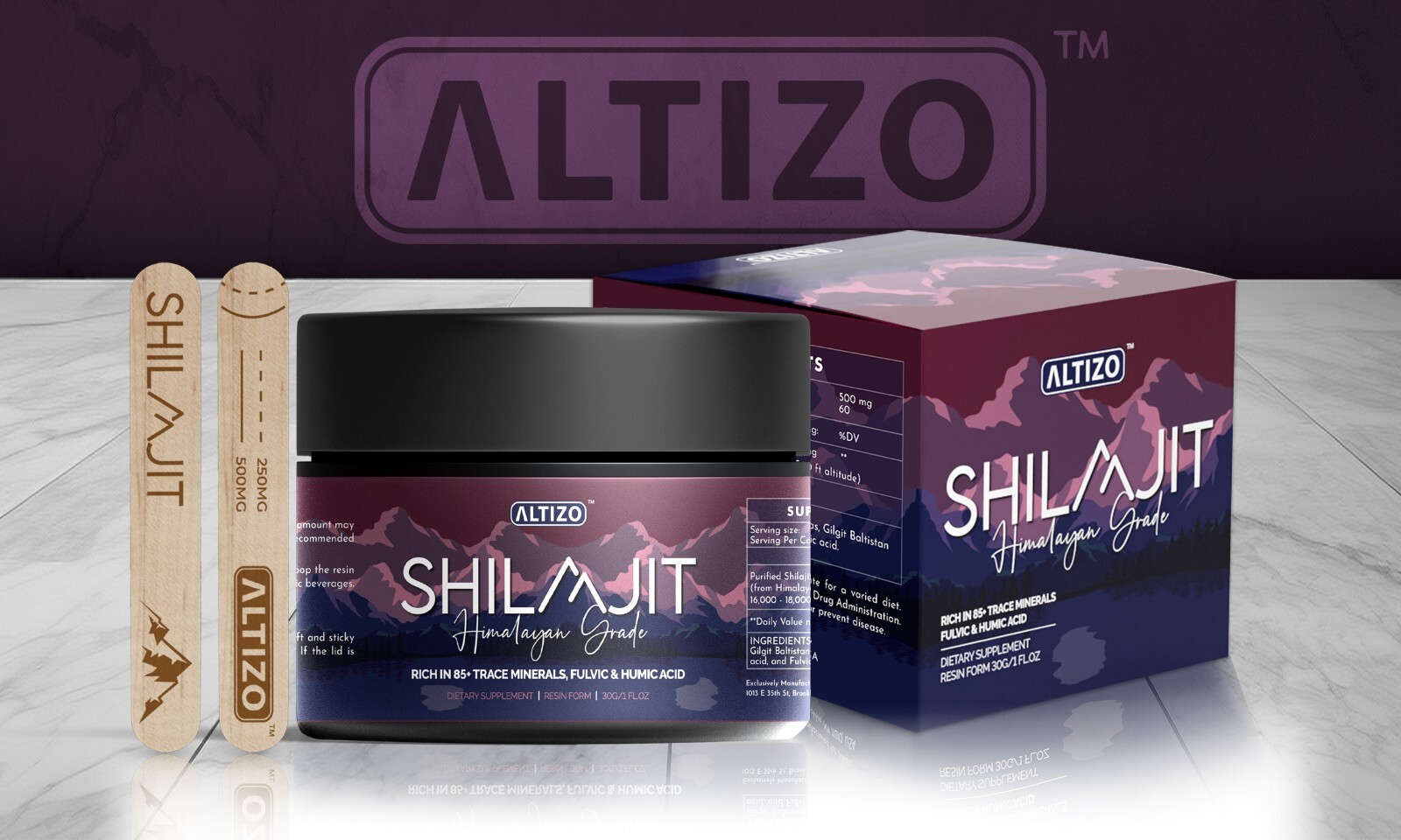 Pure 100% Himalayan Shilajit Resin, Organic, Extremely Potent, Fulvic Acid, 30g